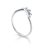 Sterling Silver Ethno Ring with original half-crown design by Gexist®