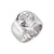 Sterling Silver Ring with Swiss Stone Cristal Quartz by Gexist®